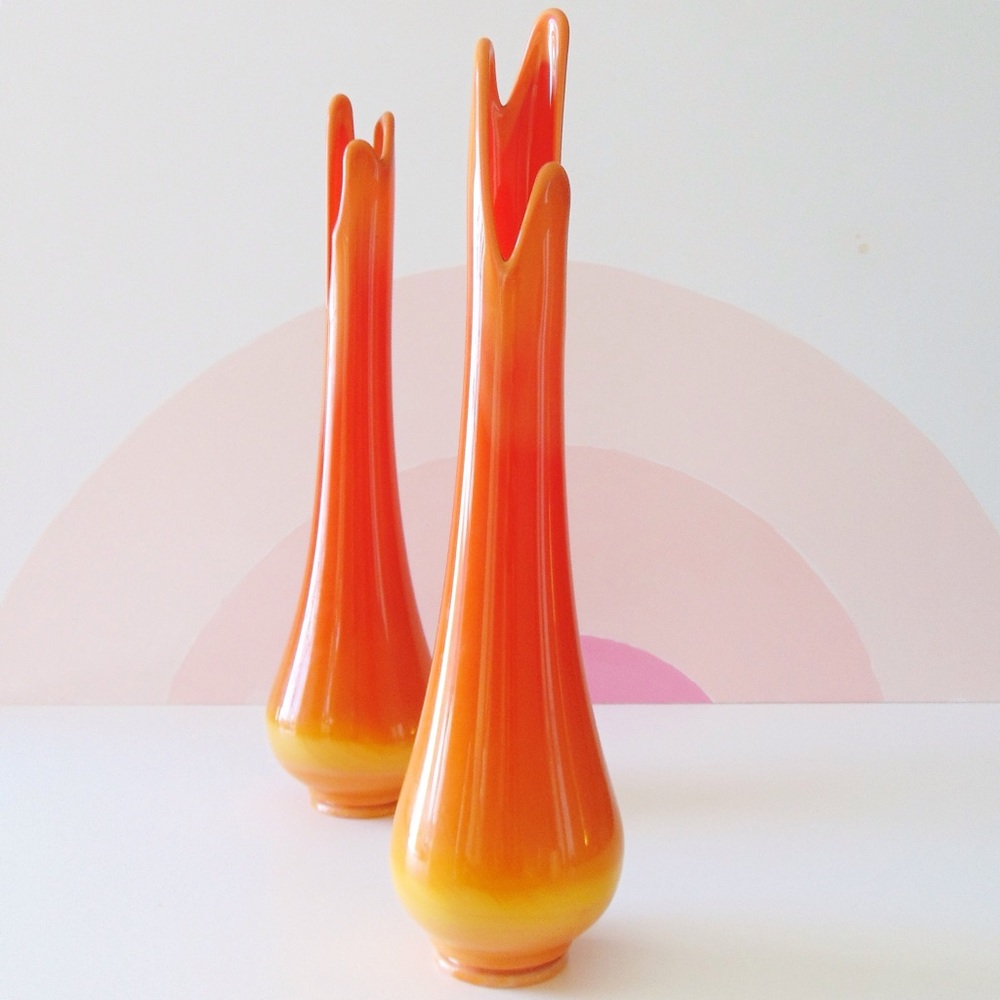 Mid Century Swung Vase